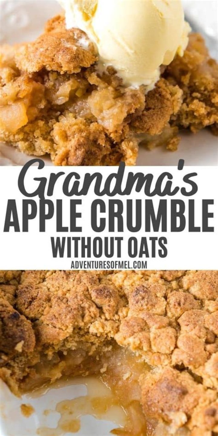 Apple Crumble Recipe (No Oats)