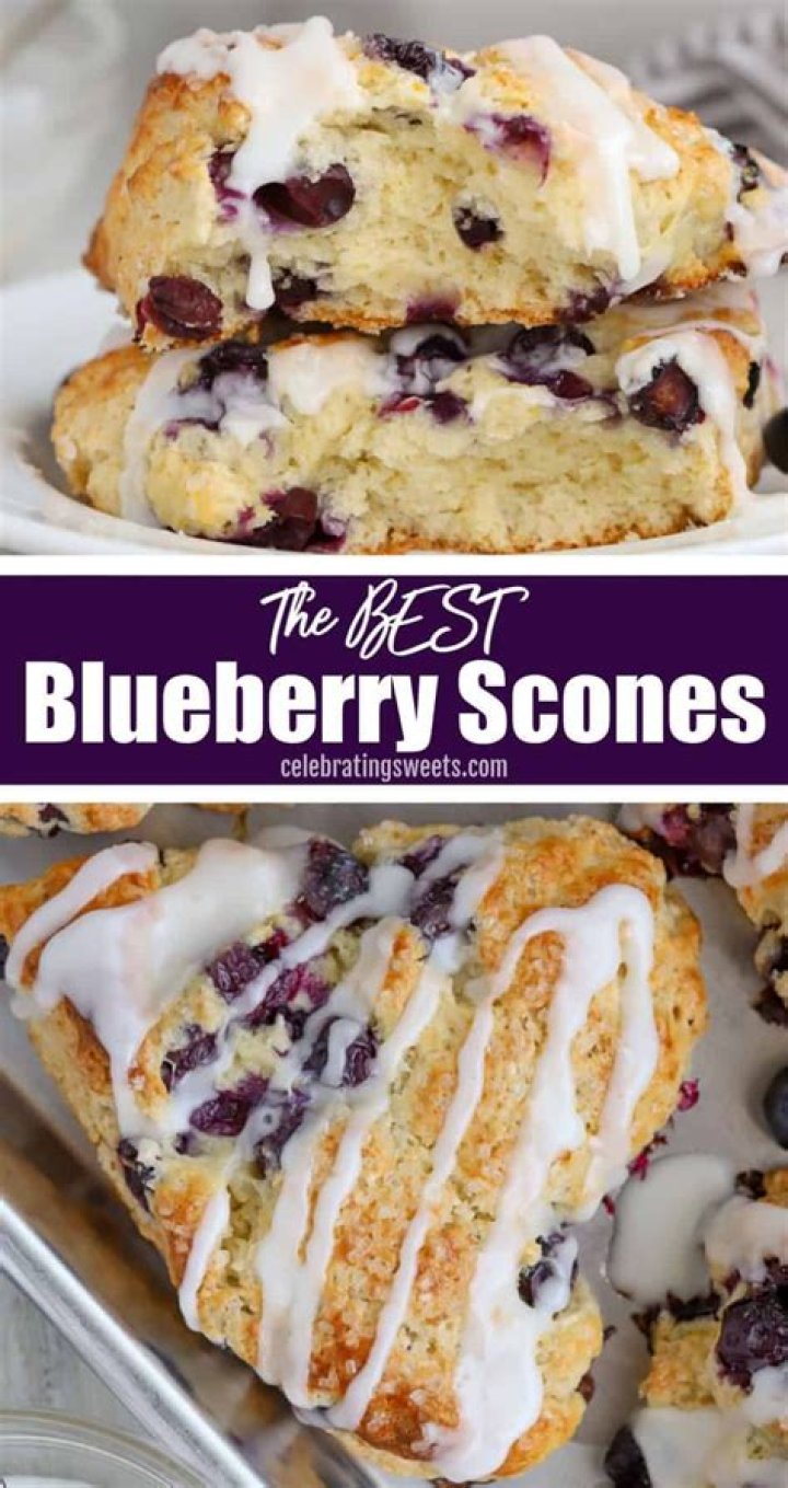 Blueberry Scones - Celebrating Sweets