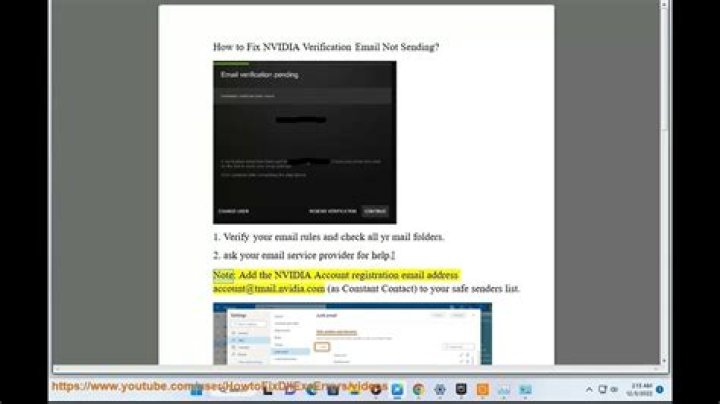 How to Fix / Solve NVIDIA Verification Email Not Sending - SarkariResult