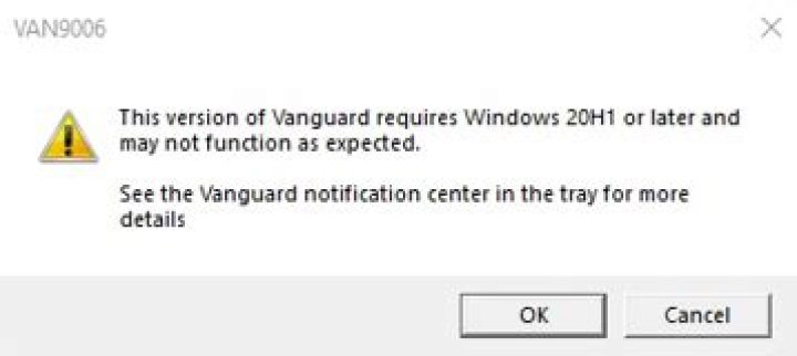 How to Fix / Solve: Valorant This Version Of Vanguard Requires Windows 20H1 Or Later VAN 9006 - SarkariResult