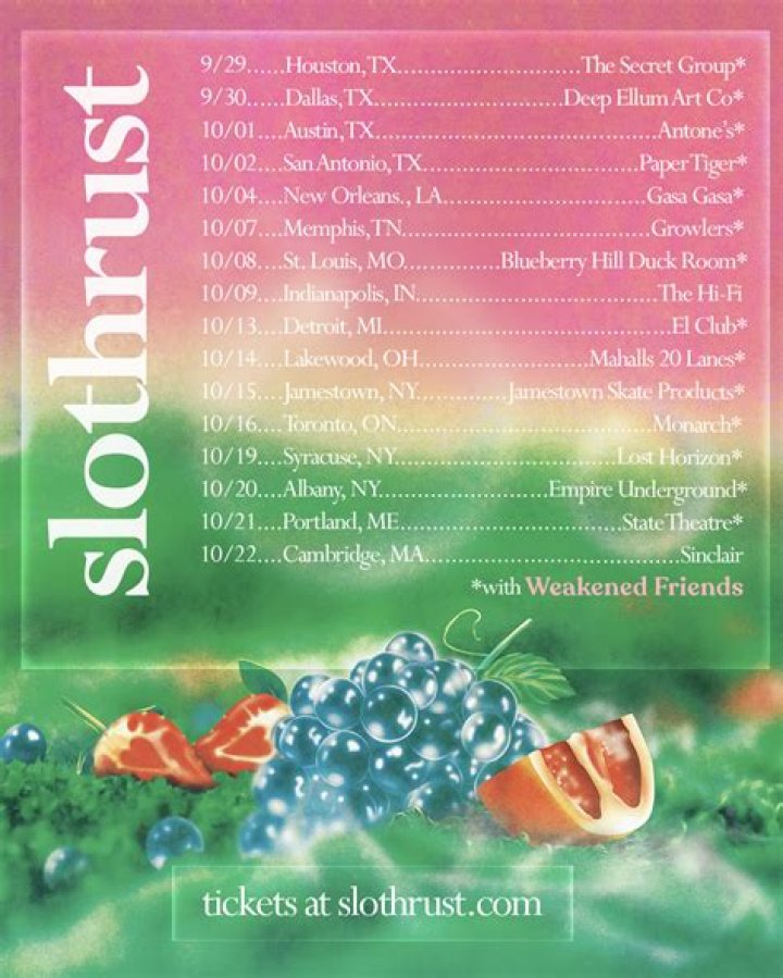 Slothrust Extend 2024 Tour Dates: Tickets On Sale - SarkariResult