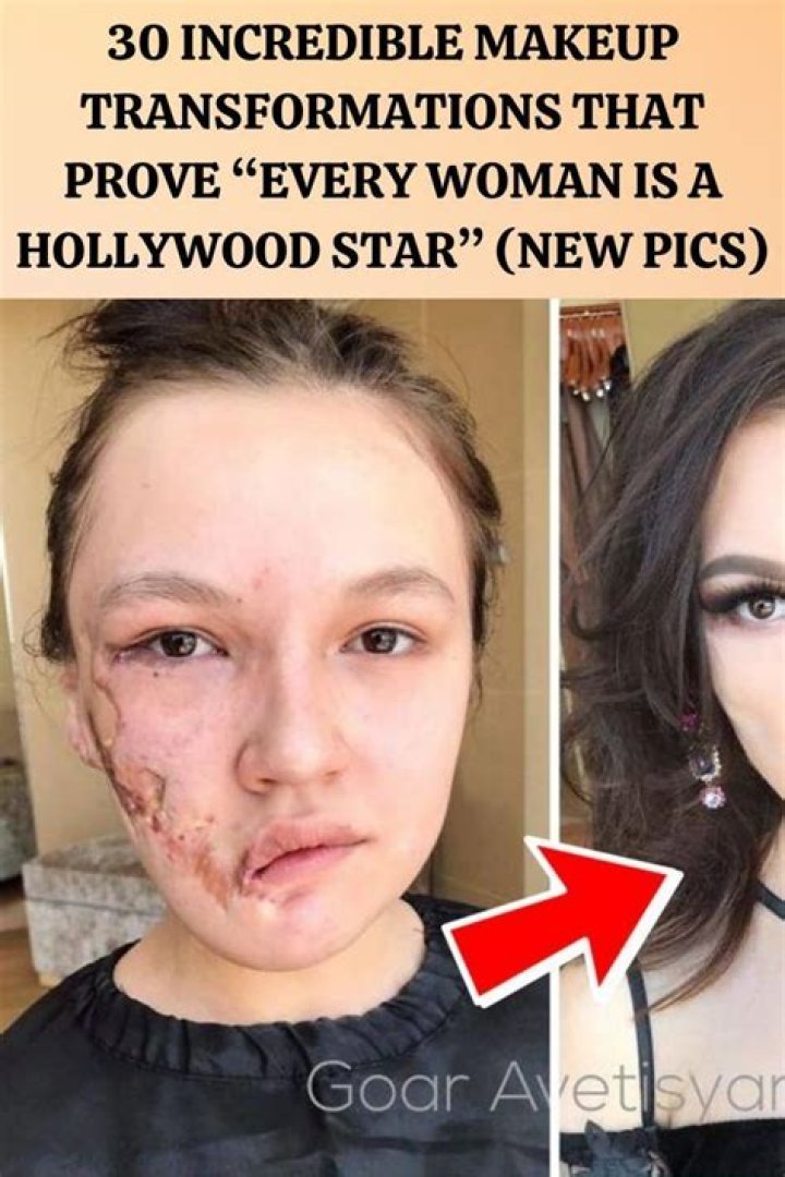 Top 25 Unbelievable Make-Up Transitions That Prove “Every Woman Can Be A Celebrity”
