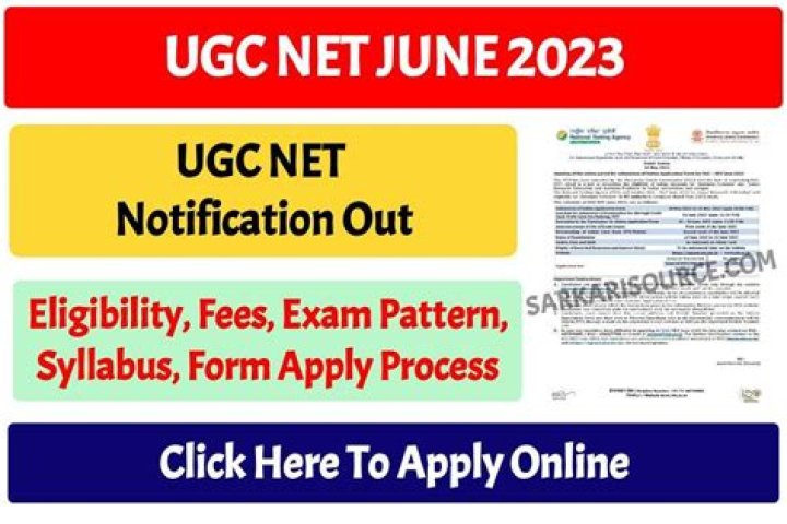 UGC NET June 2023 Application Form : ऑनलाइन आवेदन शुरू, करें आवेदन
